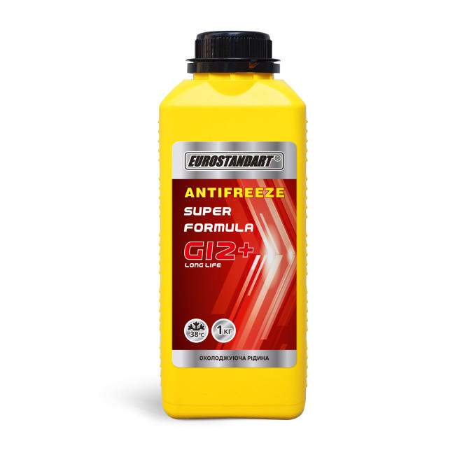 Охолоджувальна рідина EUROSTANDART ANTIFREEZE SUPER FORMULA G12+ готовий